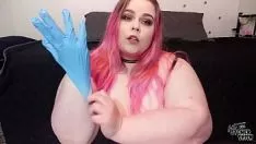 Odtwórz Bbw baby hj pov gumowe rękawice bokserskie na bazie farby grać