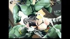 চালান মিসি বনাম orcs এবং tribade ryona