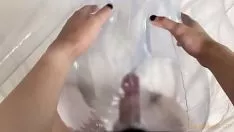 Reproducir [intromisión personal] intromisión donde el zapato de goma se puede ver de manera inteligible, pene bien favorecido de conjunto inteligente que golpea la espalda del gatito [aoigumsho]