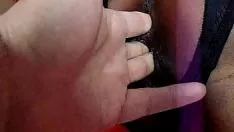 Play Blacken refuse ass and kitty-cat digitate