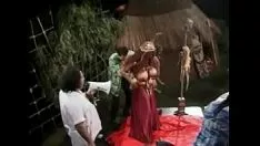 Oynat Mamut memeli siyah kadın çete upspanged elde ediyor!