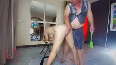 Play Enf trip the light fantastic toe instructor is preparation the nude statue danseuse, disinvesting her and brisk. penalize a bad social dancer (regina noir). separate 4