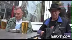 تشغيل رجل فاسق يدفع ثمن أمستردام من أجل ممارسة الجنس