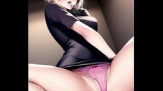 Jouer Méchante blonde d'anime suçant vos noix asmr