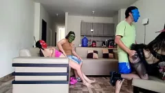 播放 与性感女巫的狂野狂欢派对 - 真正的业余浪荡公子他妈的