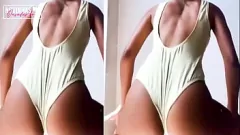 Afspelen Ebony Latina met grote kont schudt haar amateurkont op funkmuziek