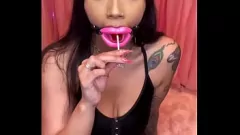 Play Curvy Latina Pornstar's Oral Fixation: Lollipops and Cock