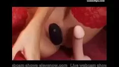 Oynat webcam kedi kedi ile sıcak bayan oyuncak